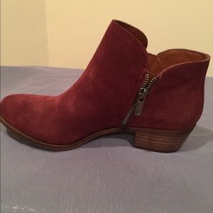 Lucky Brand Suede Ankle Boots